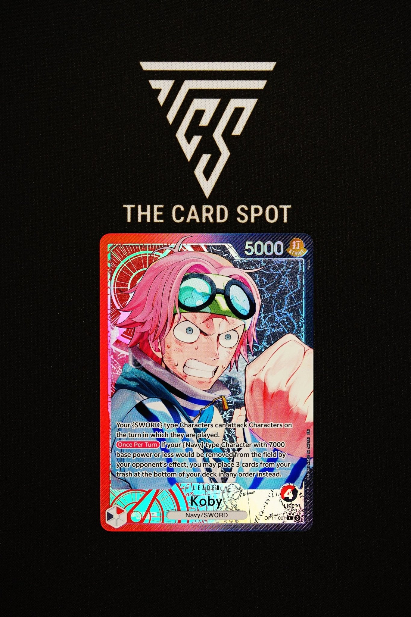 OP11 - 001 Koby (Leader Alt Art) - One Piece TCG - THE CARD SPOT PTY LTD.
