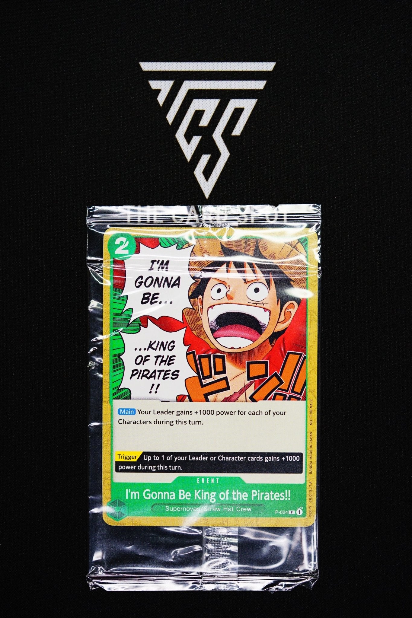P - 024 I'm Gonna Be King Of The Pirates!! (SEALED) - One Piece TCG - THE CARD SPOT PTY LTD.