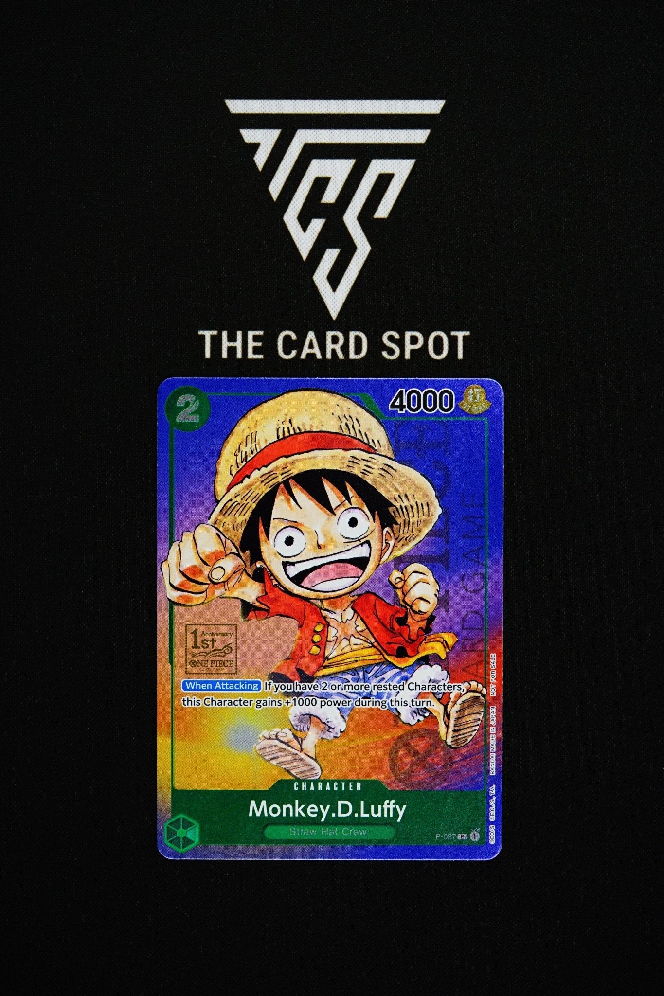 P - 037 Monkey.D.Luffy (Promo) - One Piece TCG - THE CARD SPOT PTY LTD.