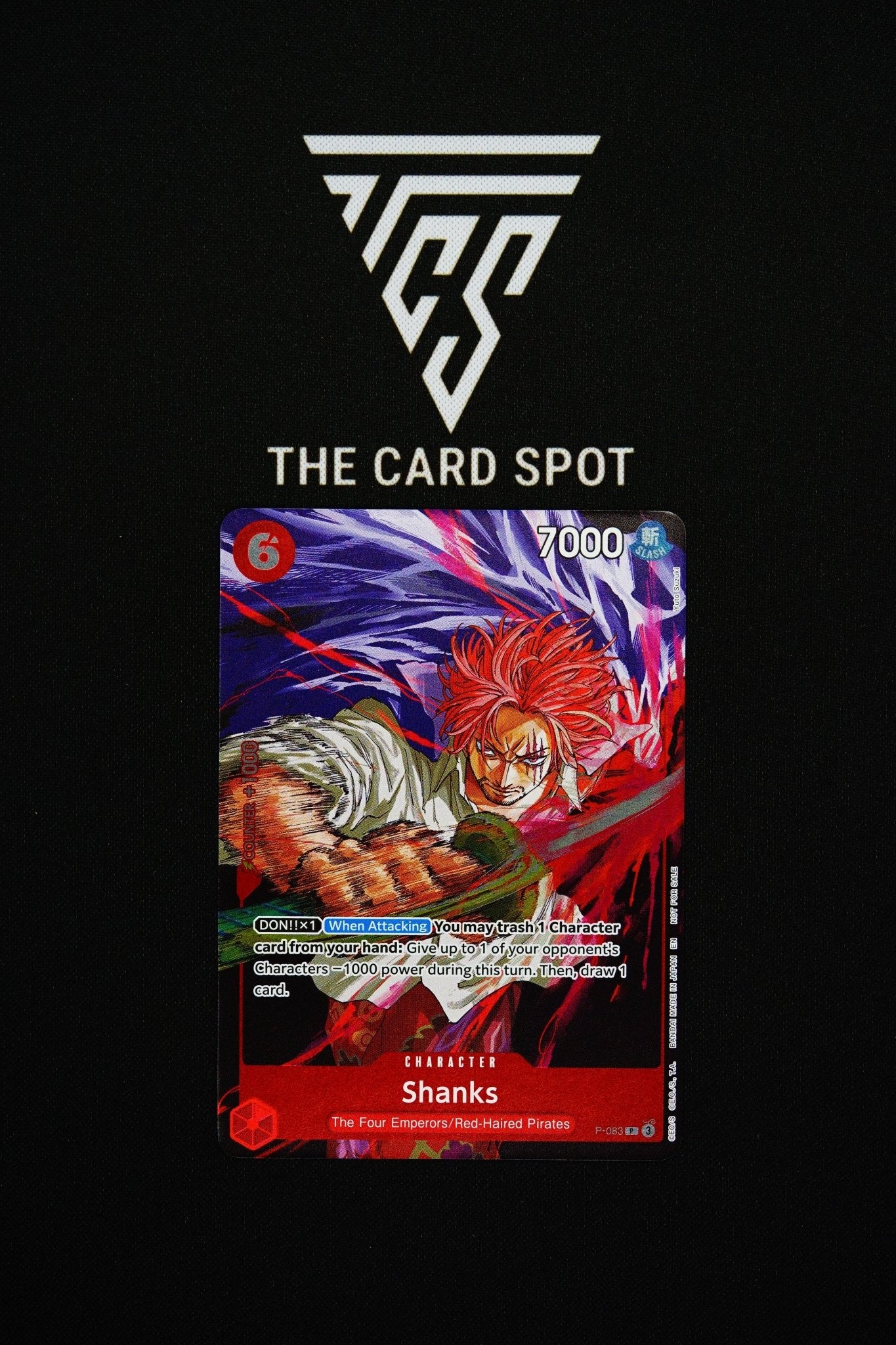 P - 083 Shanks - One Piece TCG - THE CARD SPOT PTY LTD.