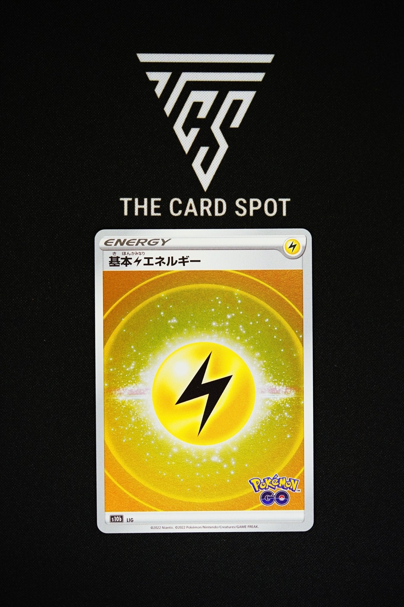 Pokemon card: Lightning Energy s10b LIG Pokemon Go Holo Japanese THE CARD SPOT PTY LTD. Pokemon card: Lightning Energy s10b LIG Pokemon Go Holo Japanese THE CARD SPOT PTY LTD.