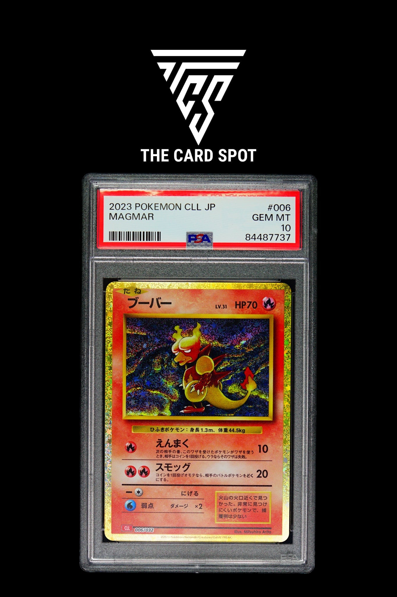 PSA 10 Magmar - Pokemon TCG - THE CARD SPOT PTY LTD.