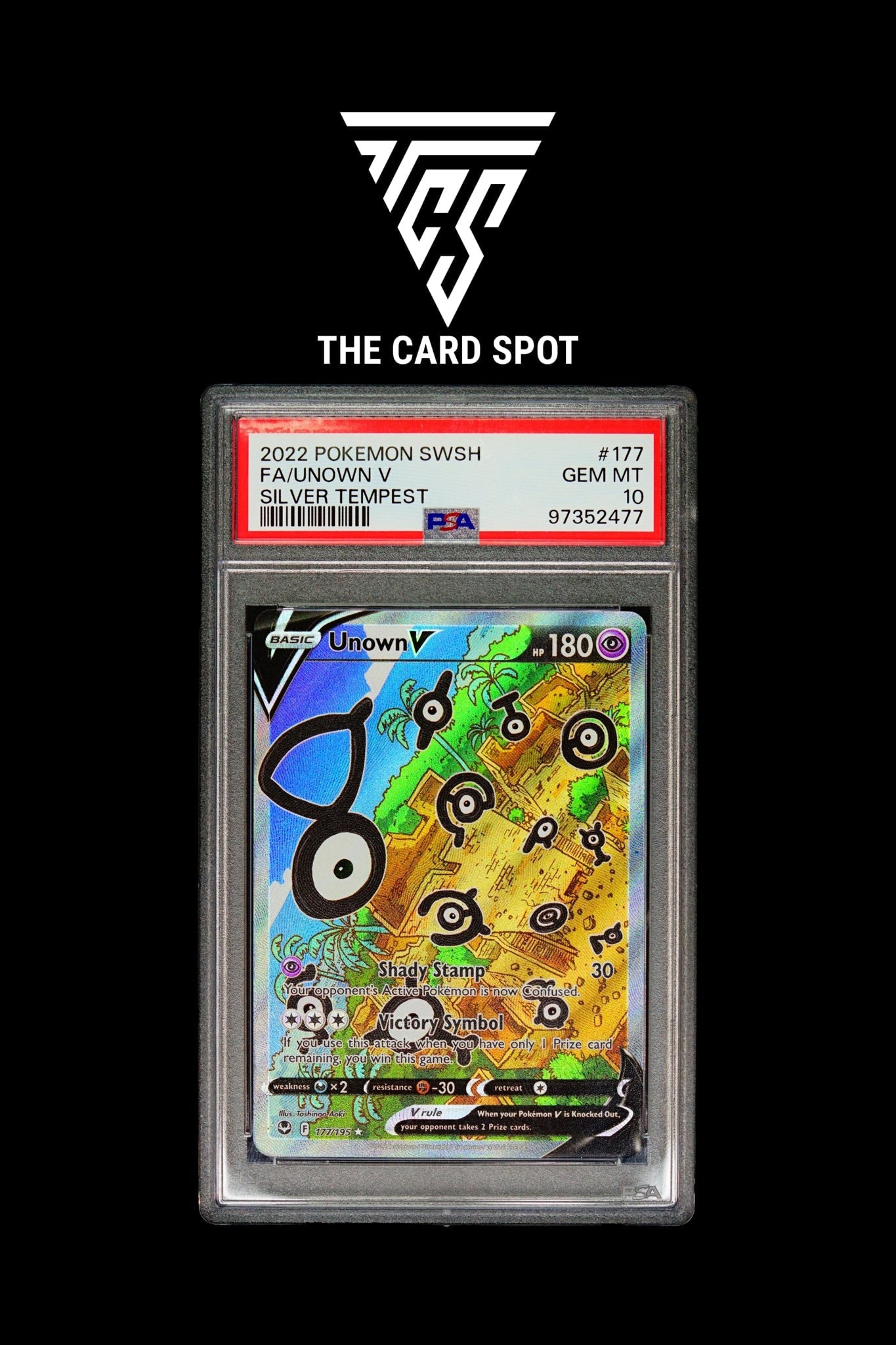 PSA 10 - Unown V 177/195