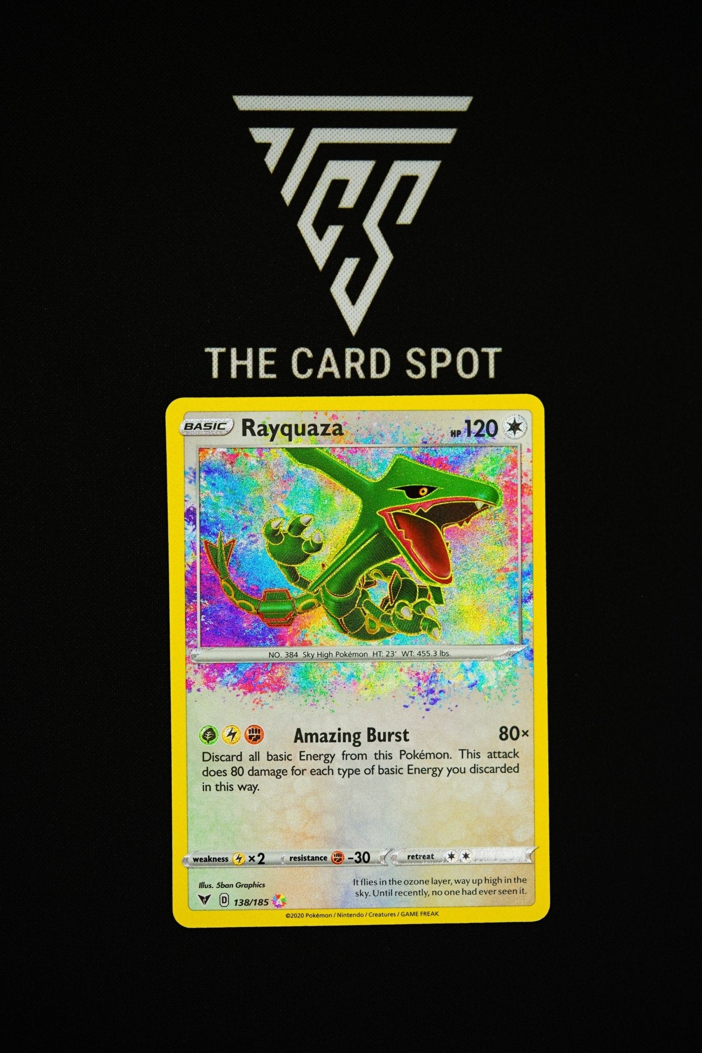 Rayquaza (138/185) - Vivid Voltage Pokemon THE CARD SPOT PTY LTD. Rayquaza (138/185) - Vivid Voltage Pokemon THE CARD SPOT PTY LTD.