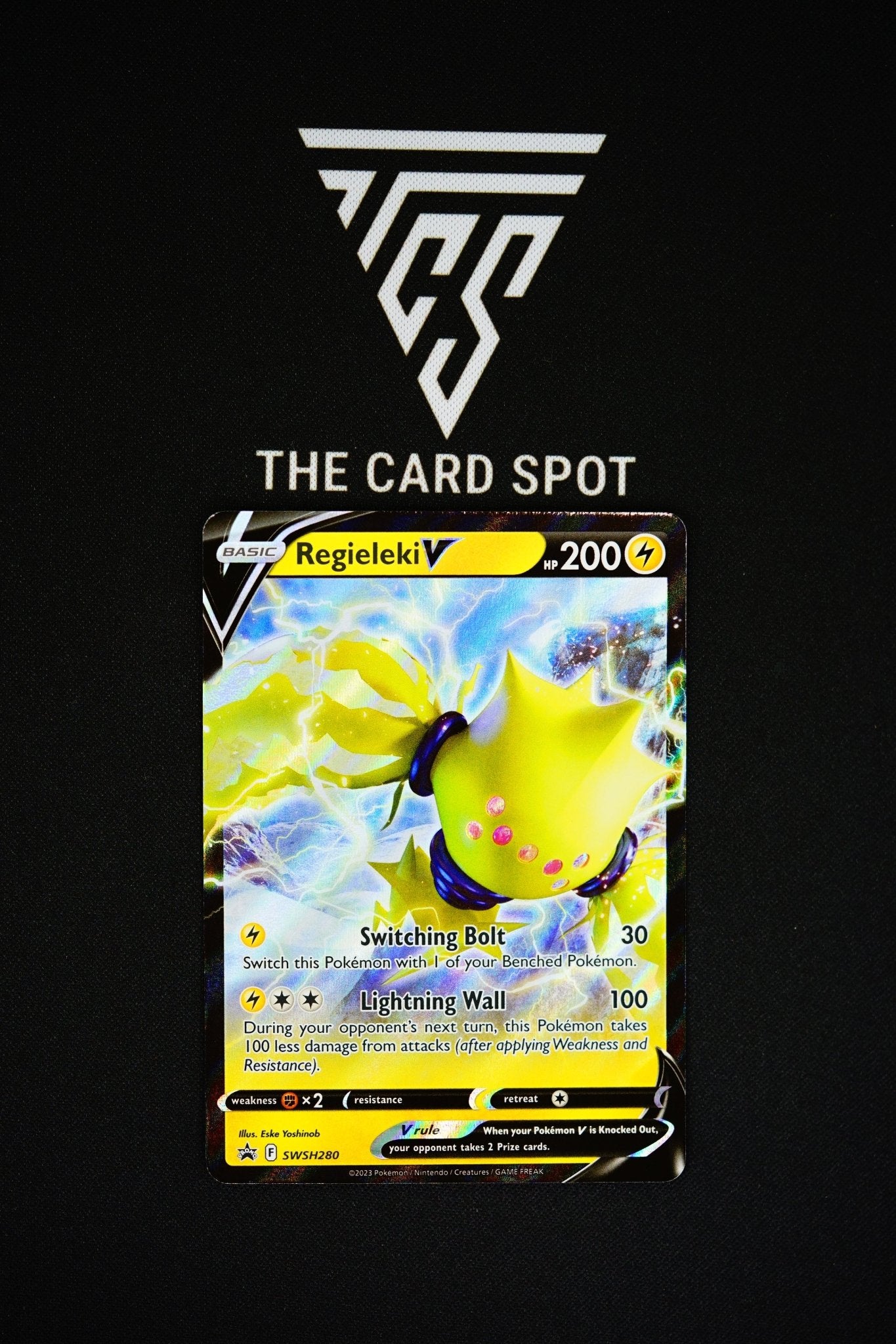 SWSH280 Regieleki V - Pokemon TCG THE CARD SPOT PTY LTD. SWSH280 Regieleki V - Pokemon TCG THE CARD SPOT PTY LTD.