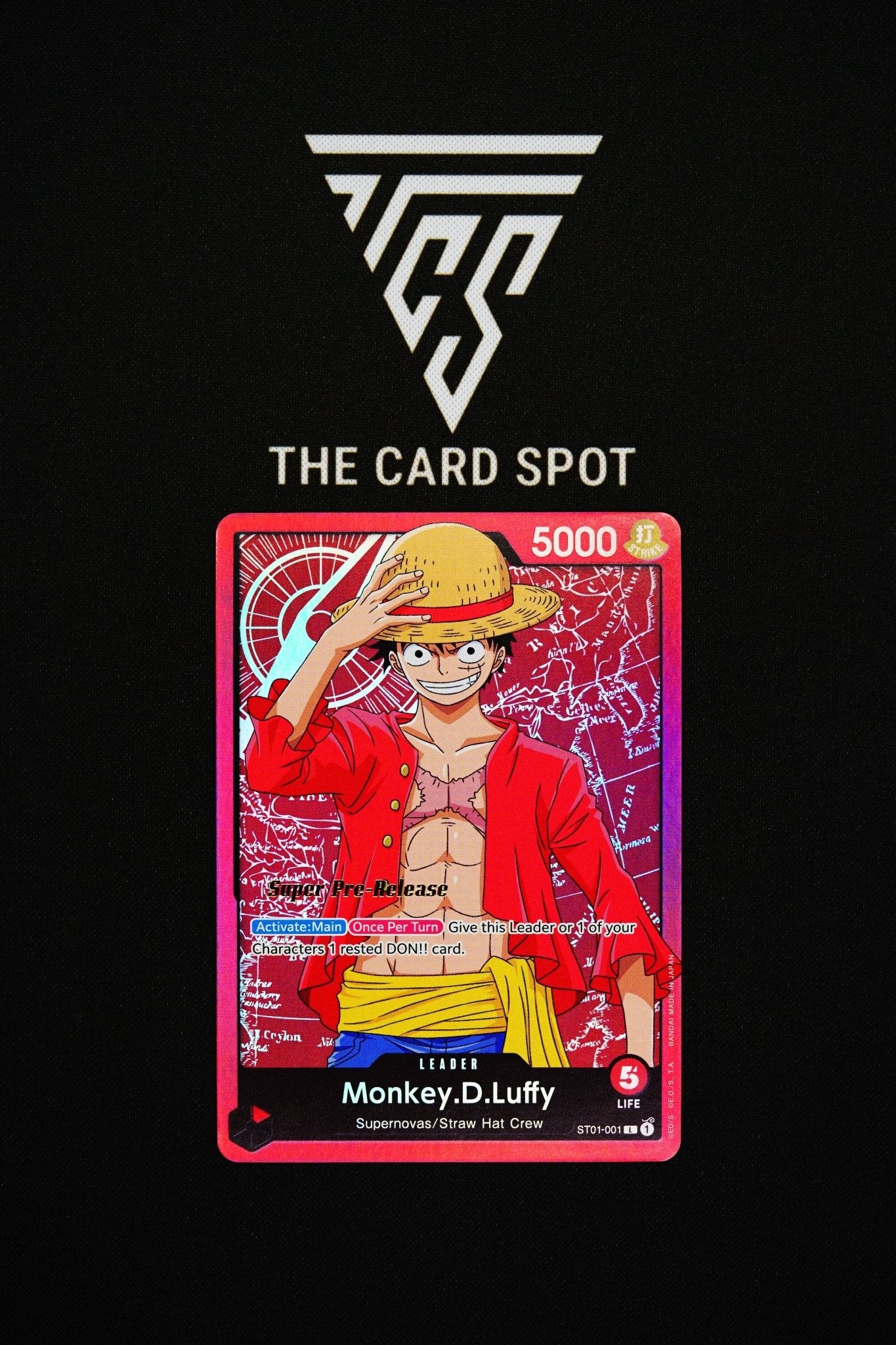ST01 - 001 Monkey D Luffy - One Piece TCG - THE CARD SPOT PTY LTD.