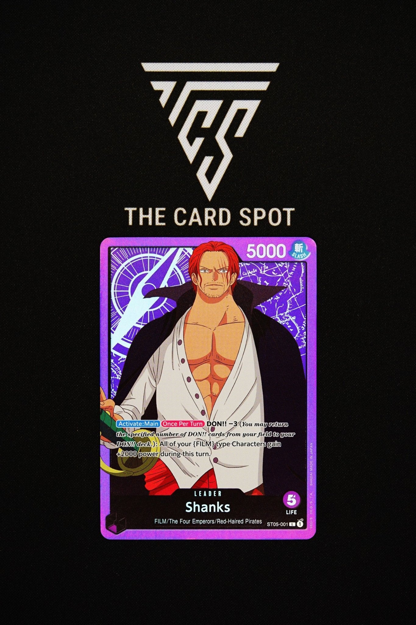 ST05 - 001 Shanks - One Piece TCG - THE CARD SPOT PTY LTD.