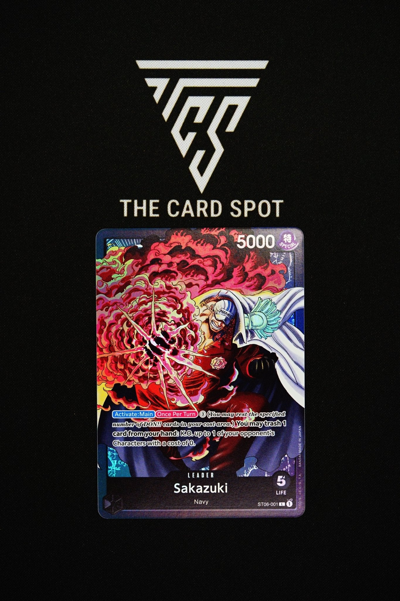 ST06 - 001 Sakazuki - One Piece TCG - THE CARD SPOT PTY LTD.
