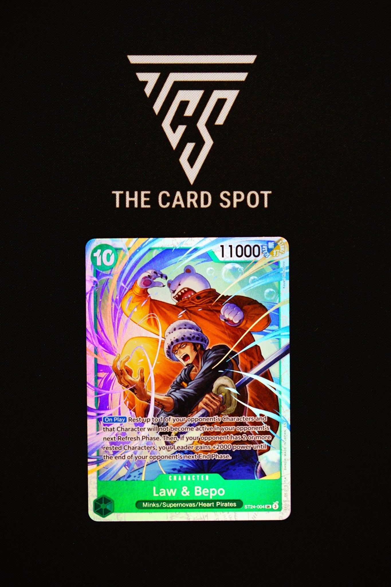 ST24 - 004 Law & Bepo SR - One Piece TCG - THE CARD SPOT PTY LTD.