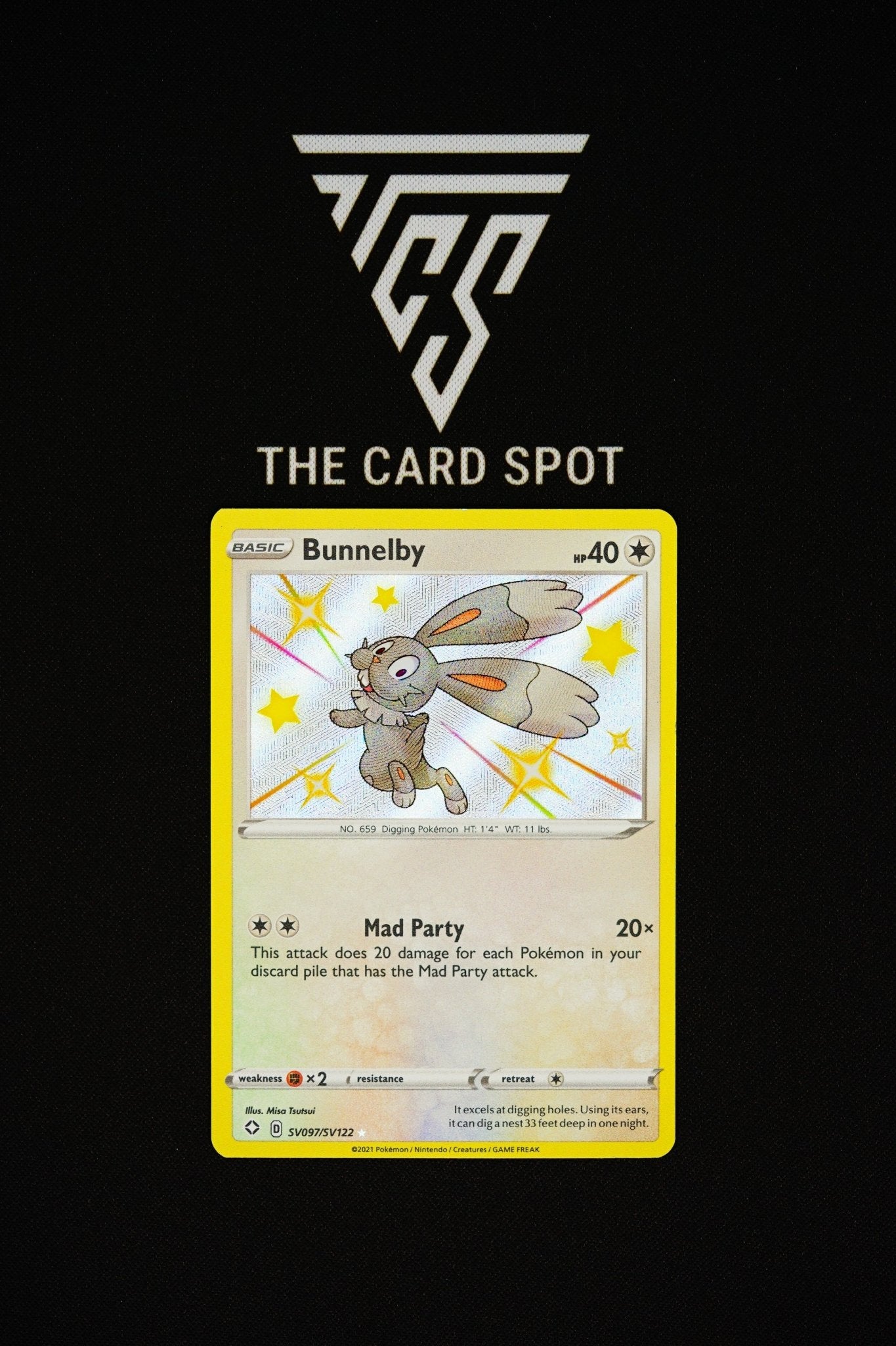 pokemon bunnelby card SV097/SV122 Bunnelby