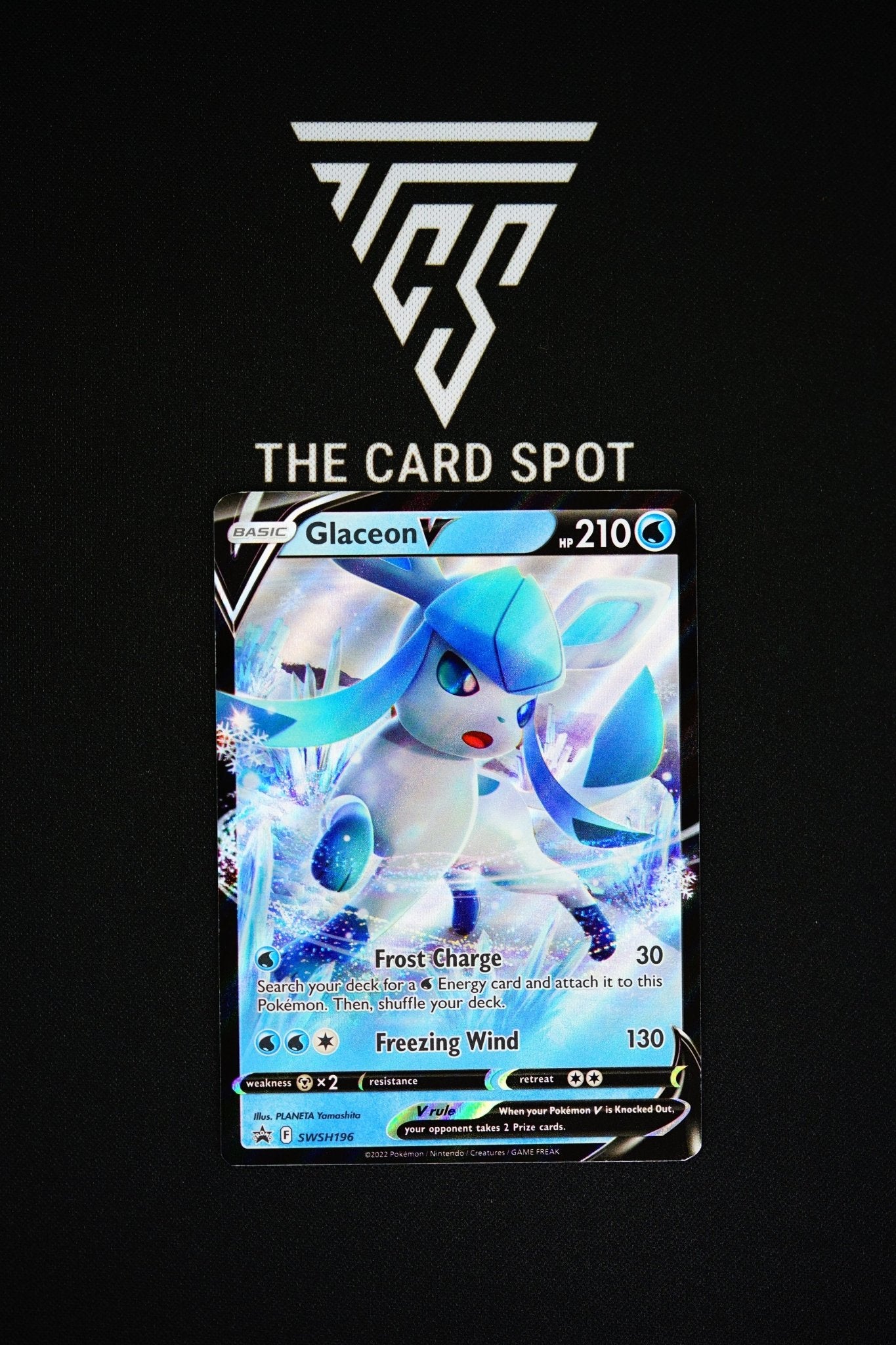 SWSH196 Glaceon V Pokemon Card THE CARD SPOT PTY LTD. SWSH196 Glaceon V Pokemon Card THE CARD SPOT PTY LTD.