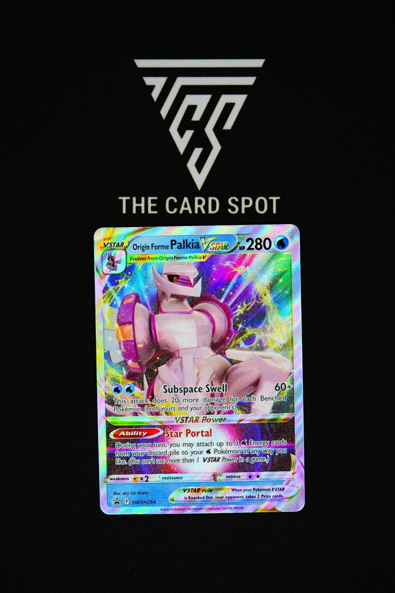 pokemon tcg pocket card sleeves SWSH254 - Origin Forme Palkia VSTAR