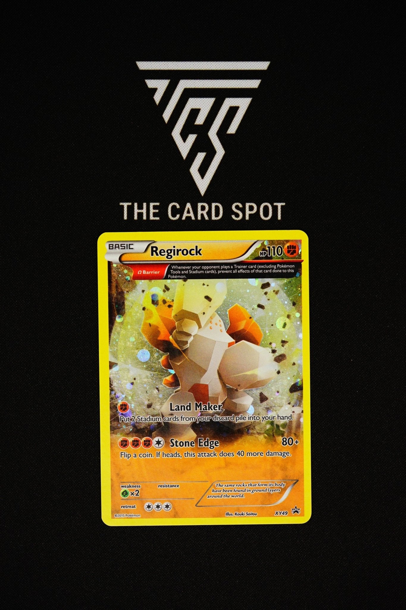 XY49 Regirock Promo - Pokemon TCG THE CARD SPOT PTY LTD. XY49 Regirock Promo - Pokemon TCG THE CARD SPOT PTY LTD.