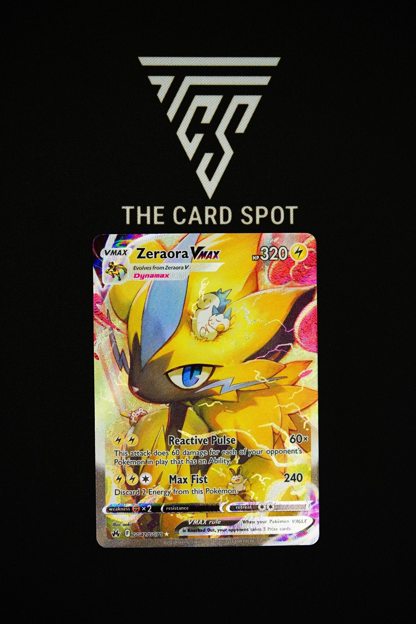 zeraora vmax pokemon card GG42/GG70 Zeraora VMAX