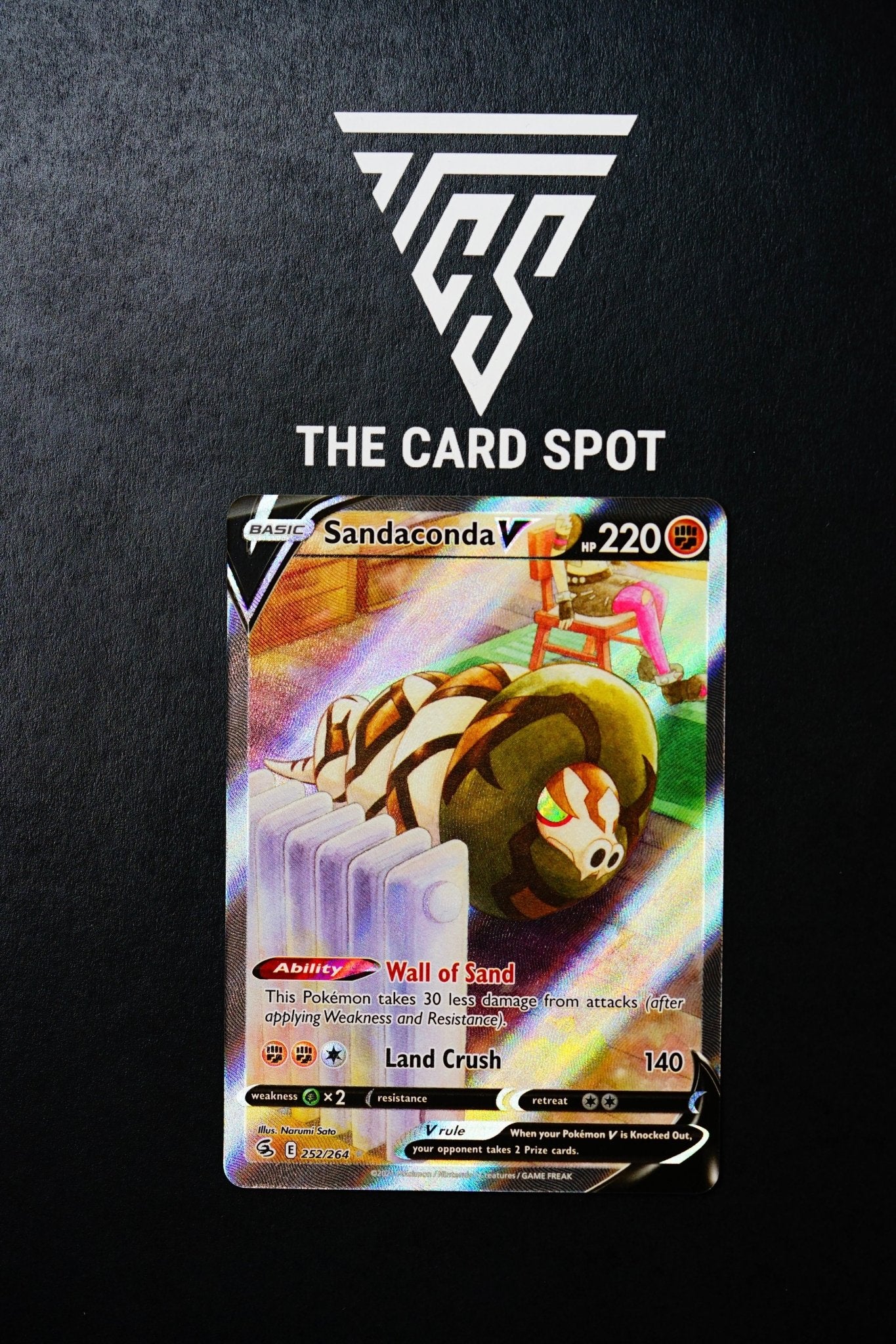 252/264 - Sandaconda V - Pokemon TCG THE CARD SPOT PTY LTD. 252/264 - Sandaconda V - Pokemon TCG THE CARD SPOT PTY LTD.