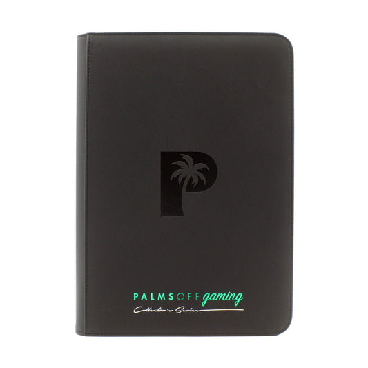 9 Pocket Zip Trading Card Binder - BLACK - THE CARD SPOT PTY LTD.