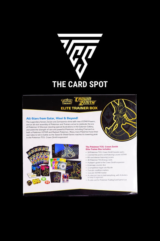 Crown zenith elite trainer box - THE CARD SPOT PTY LTD.
