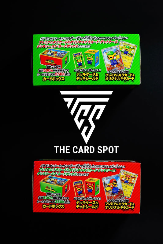 Mario & Luigi Pikachu Box Set Pokemon Cards Japanese - THE CARD SPOT PTY LTD.