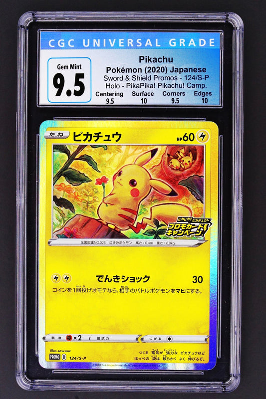 Pikachu Promo 124/s - p CGC 9.5 - THE CARD SPOT PTY LTD.