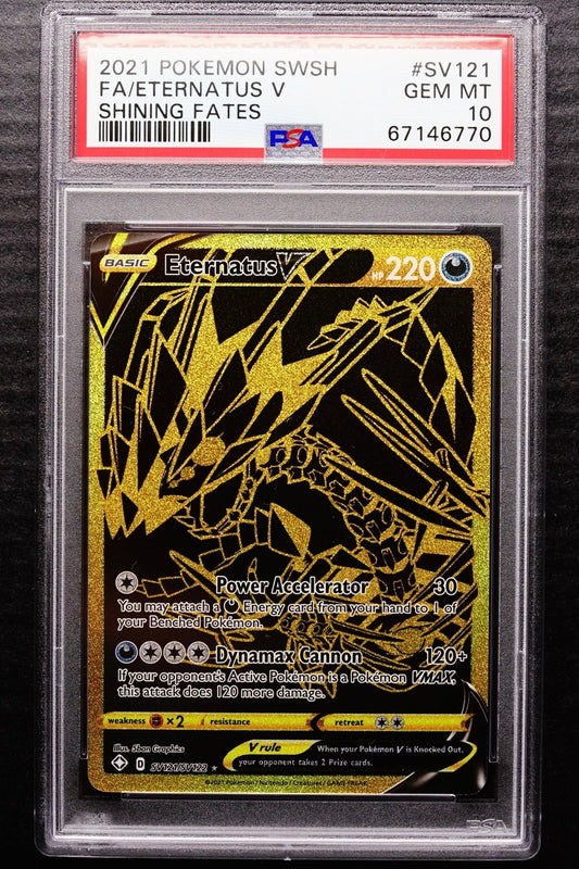 Pokemon Card: Eternatus V Shining Fates Rare PSA 10 - THE CARD SPOT PTY LTD.