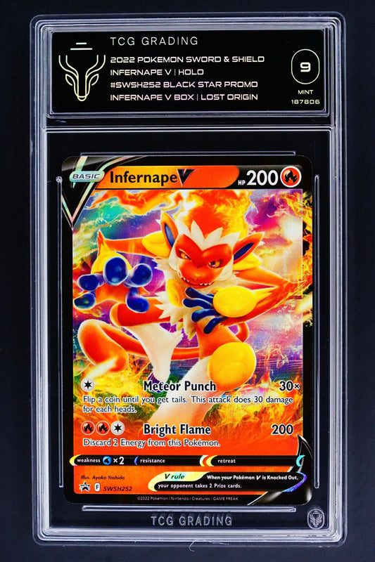 Pokemon Card: Infernape V Holo Swsh252 Promo Card TCG 9 - THE CARD SPOT PTY LTD.
