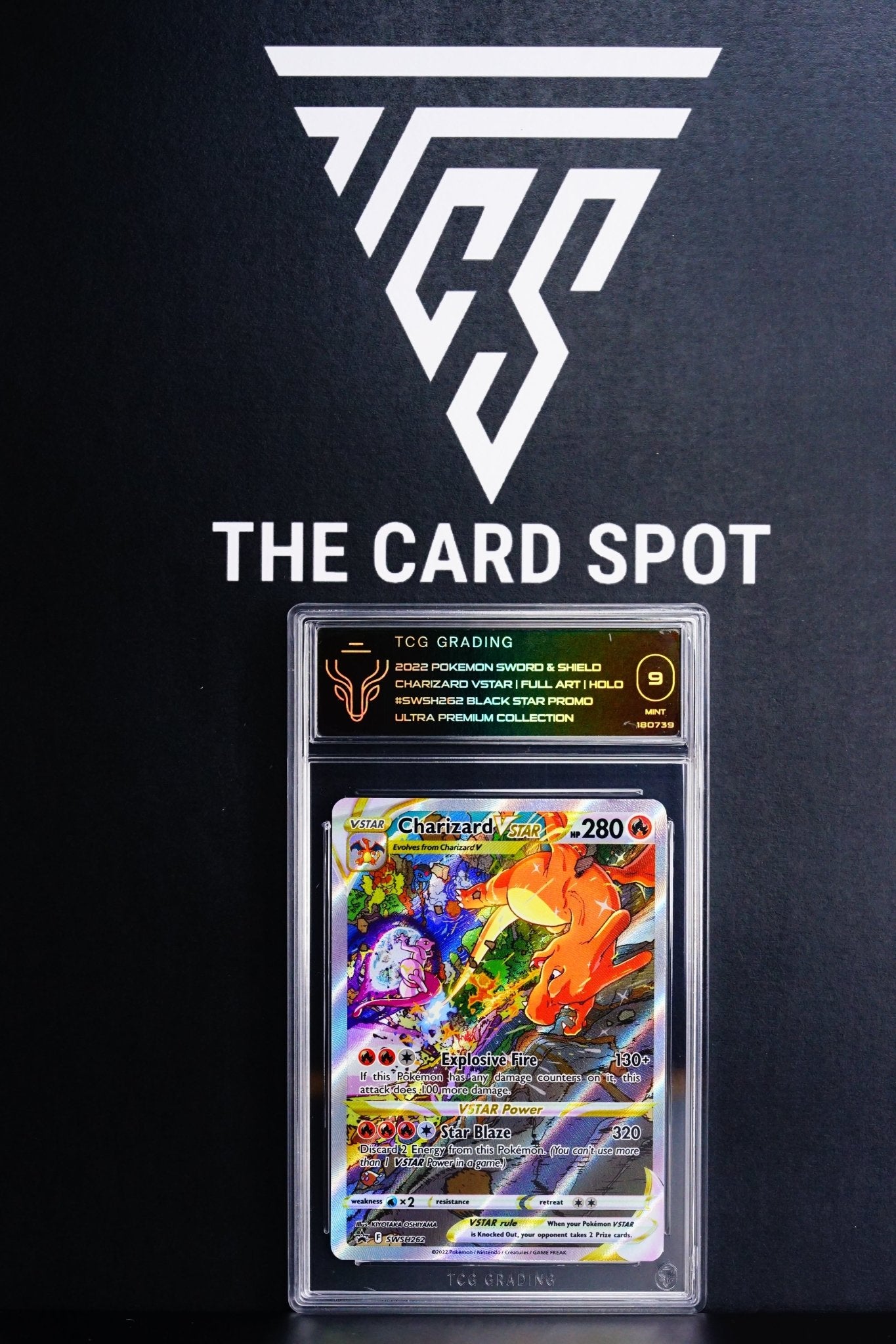 Pokemon TCG - Charizard Vstar Full Art Promo Swsh262 TCG 9 THE CARD SPOT PTY LTD. Pokemon TCG - Charizard Vstar Full Art Promo Swsh262 TCG 9 THE CARD SPOT PTY LTD.