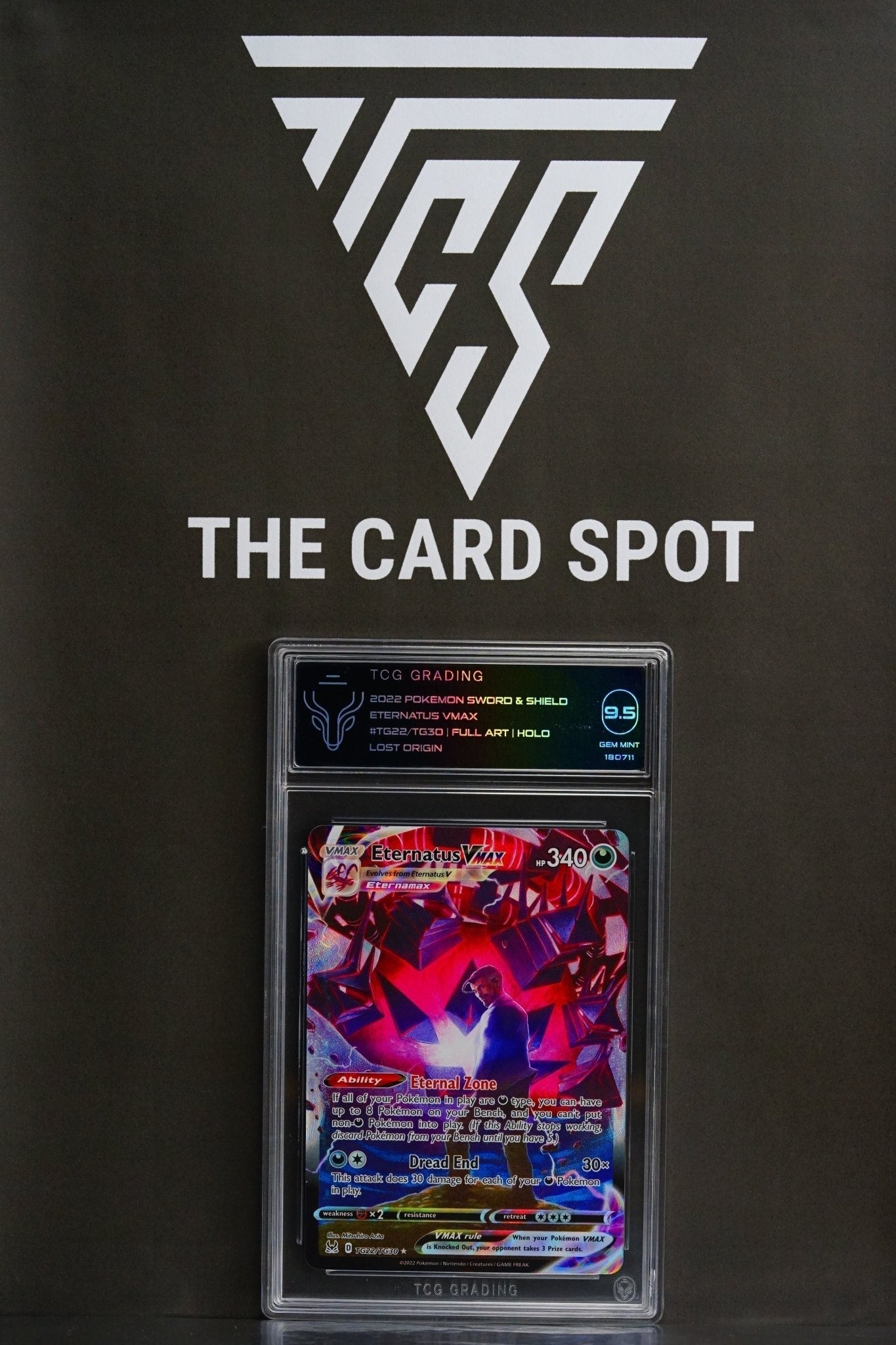 Pokemon TCG: Eternatus Vmax alt art TG22/TG30 - TCG 9.5 THE CARD SPOT PTY LTD. Pokemon TCG: Eternatus Vmax alt art TG22/TG30 - TCG 9.5 THE CARD SPOT PTY LTD.