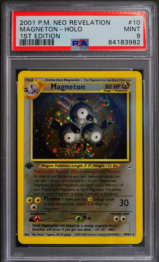 POKEMON TCG: MAGNETON 1ST EDITION HOLO - PSA 9 - THE CARD SPOT PTY LTD.