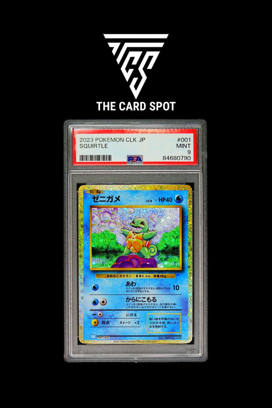 001/032 Squirtle PSA 9 - Pokemon TCG - THE CARD SPOT PTY LTD.