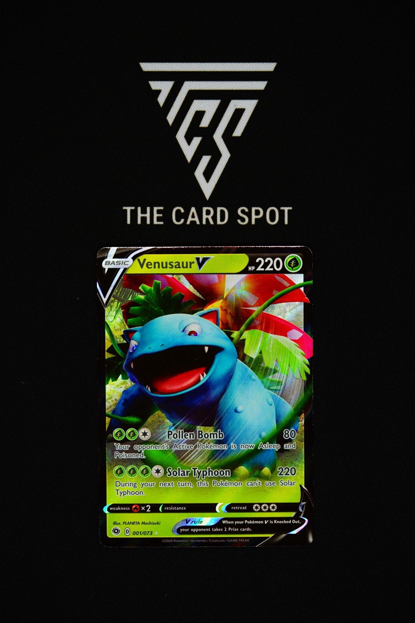 001/073 - Venusaur V - Pokemon TCG - THE CARD SPOT PTY LTD.