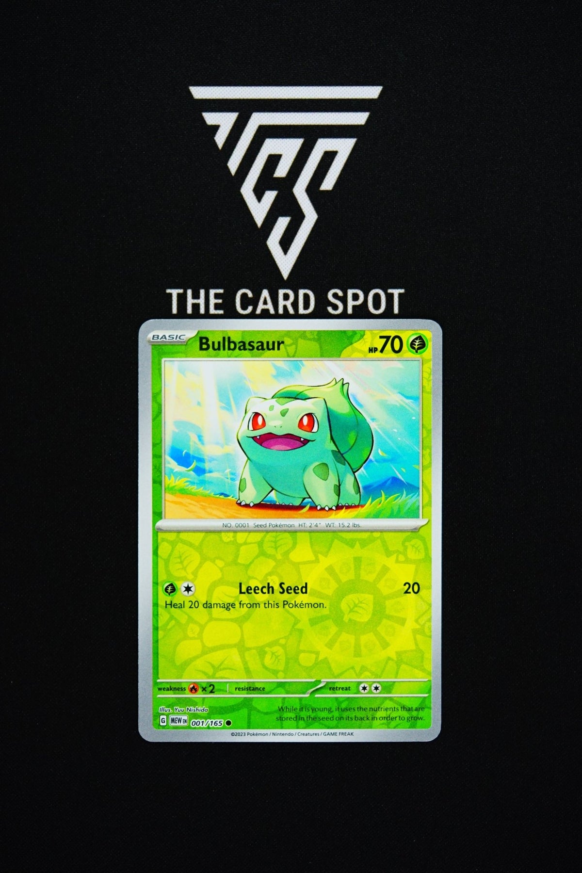 001/165 Bulbasaur - Pokemon TCG - THE CARD SPOT PTY LTD.