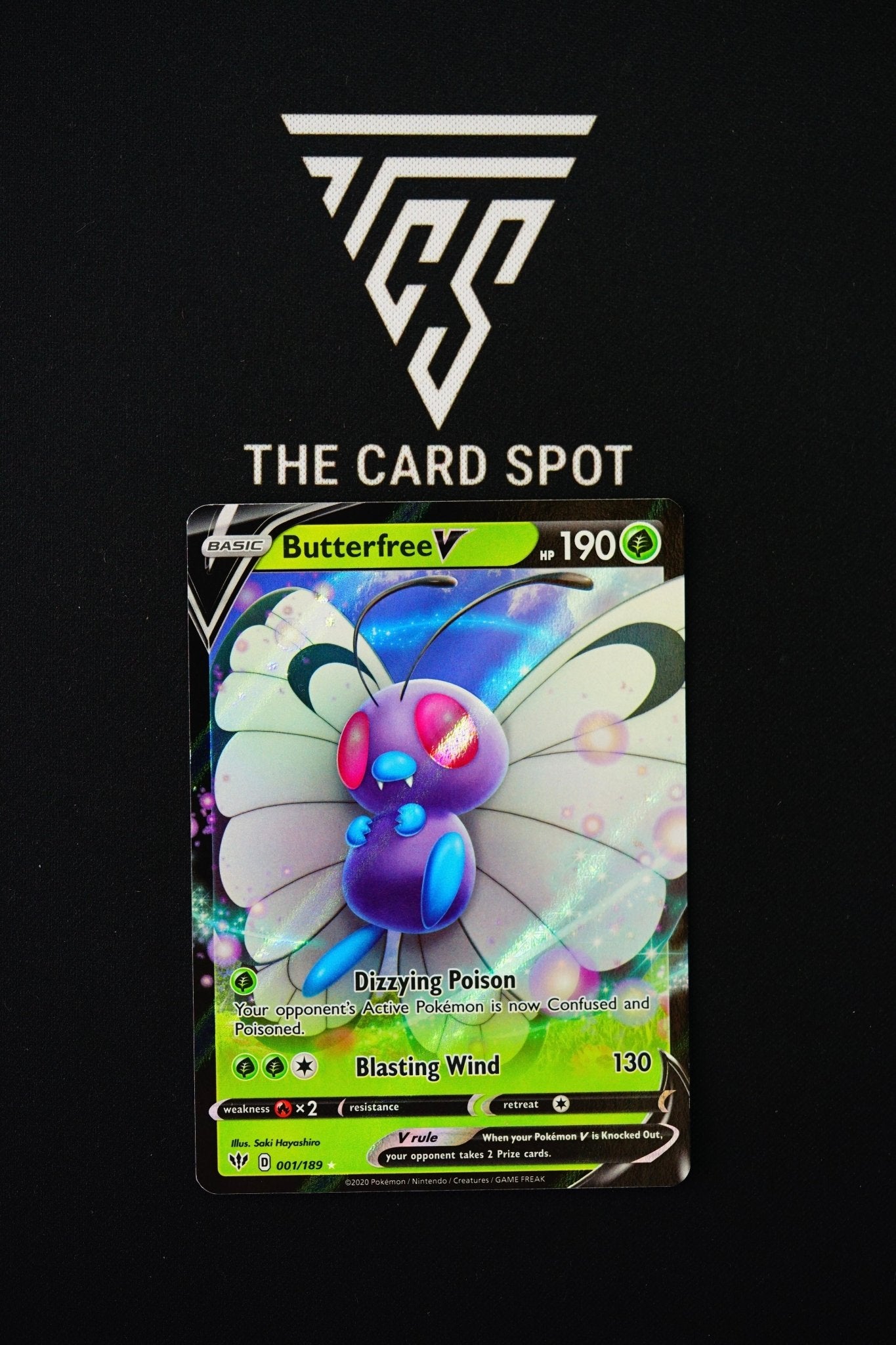 001/189 Butterfree V - Pokemon TCG - THE CARD SPOT PTY LTD.