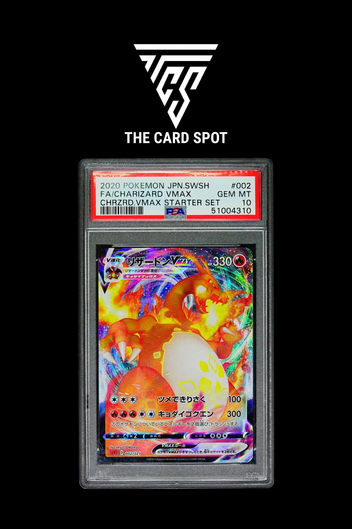 002/021 - Charizard VMAX PSA 10 - Pokemon TCG - THE CARD SPOT PTY LTD.
