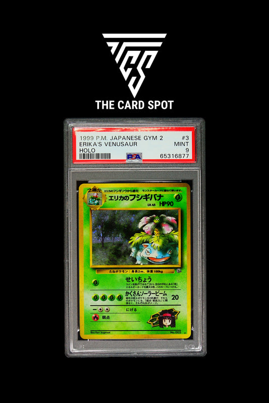 003 Erika's Venusaur PSA 9 - Pokemon TCG - THE CARD SPOT PTY LTD.