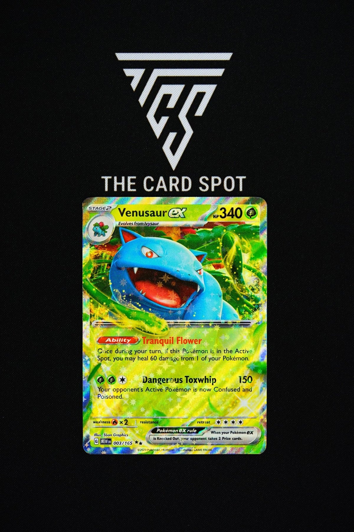 003/165 Venusaur Ex - Pokemon TCG - THE CARD SPOT PTY LTD.