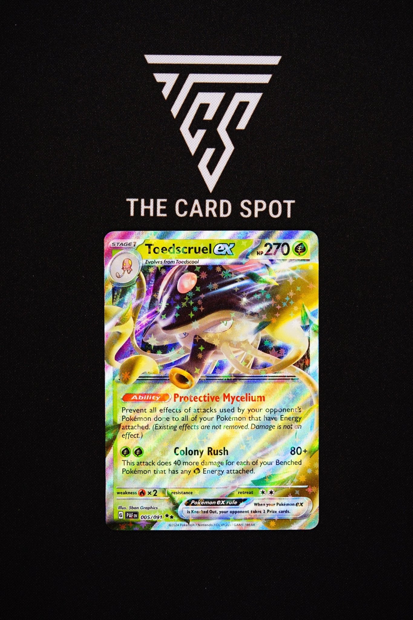 005/091 Toedscruel Ex - Pokemon TCG - THE CARD SPOT PTY LTD.