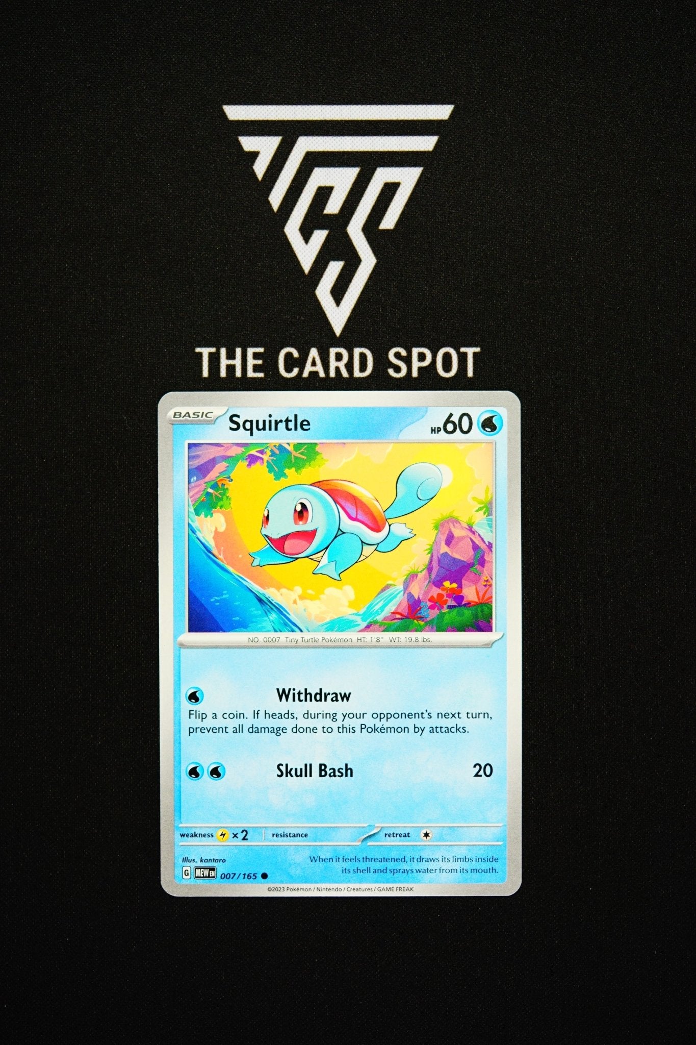 007/165 Squirtle - Pokemon TCG - THE CARD SPOT PTY LTD.