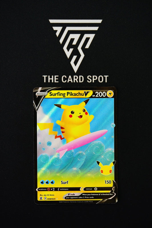 008/025 Surfing Pikachu V - Pokemon TCG - THE CARD SPOT PTY LTD.Pokemon Raw CardsPokémon