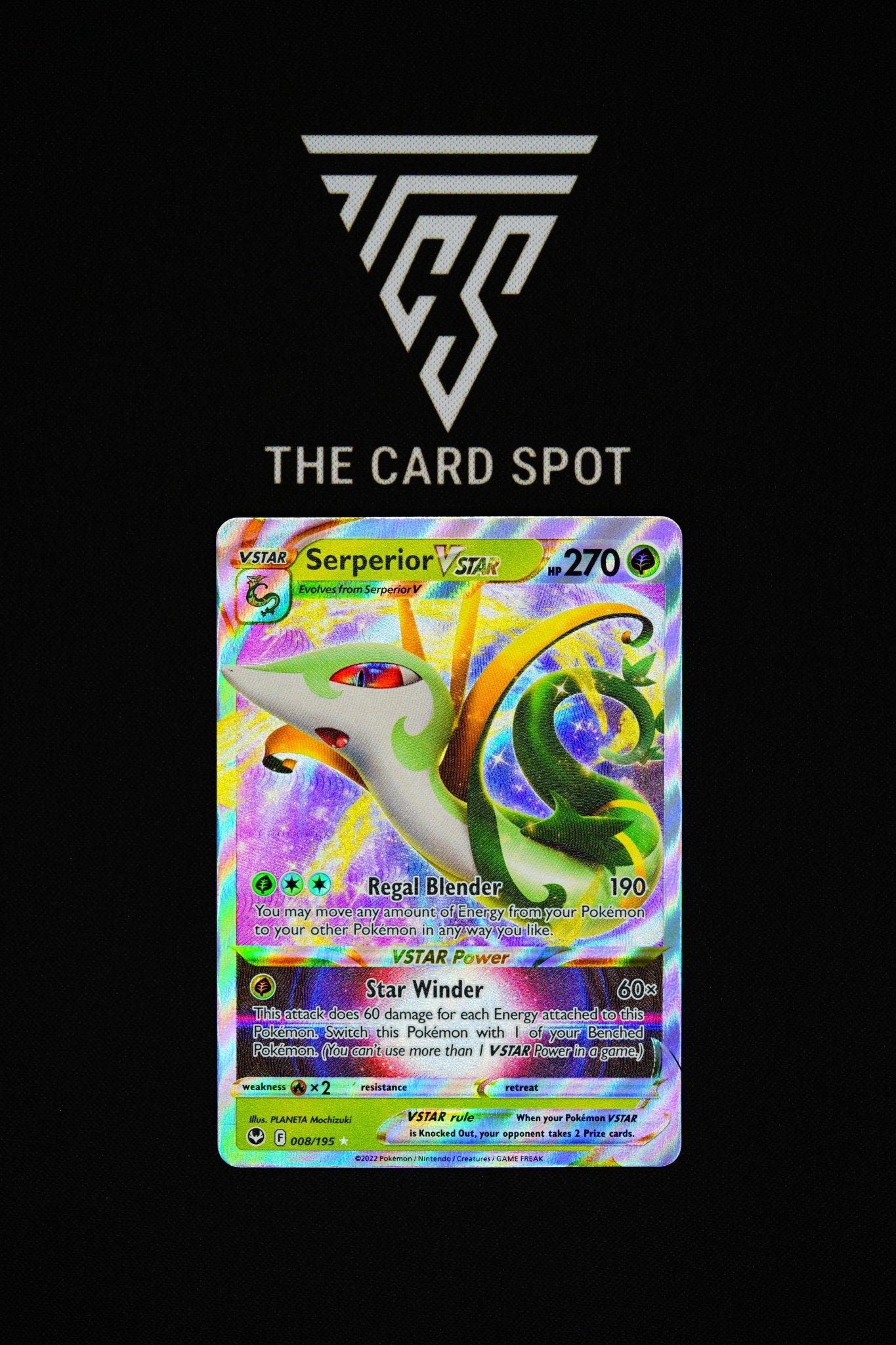 008/195 - Serperior VSTAR - Pokemon TCG - THE CARD SPOT PTY LTD.