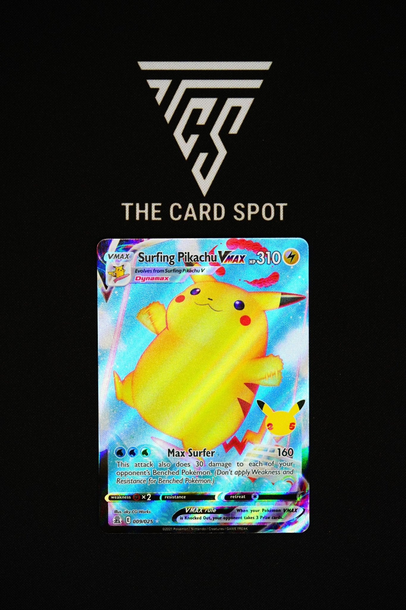 009/025 - Surfing Pikachu - Pokemon TCG - THE CARD SPOT PTY LTD.