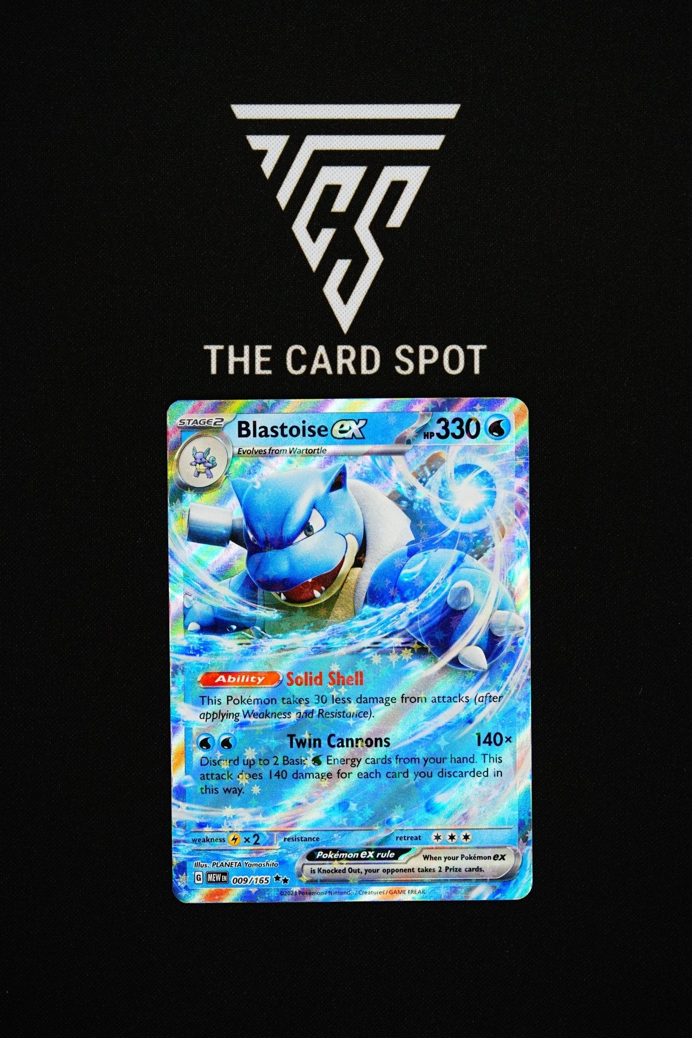 009/165 Blastoise Ex - Pokemon TCG - THE CARD SPOT PTY LTD.