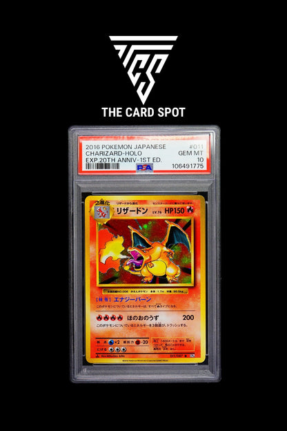 011/087 Charizard 1st Ed PSA 10 - Pokemon TCG - THE CARD SPOT PTY LTD.
