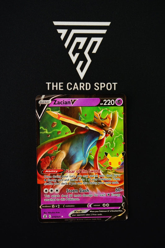 016/025 Zacian V - Pokemon TCG - THE CARD SPOT PTY LTD.Pokemon Raw CardsPokémon