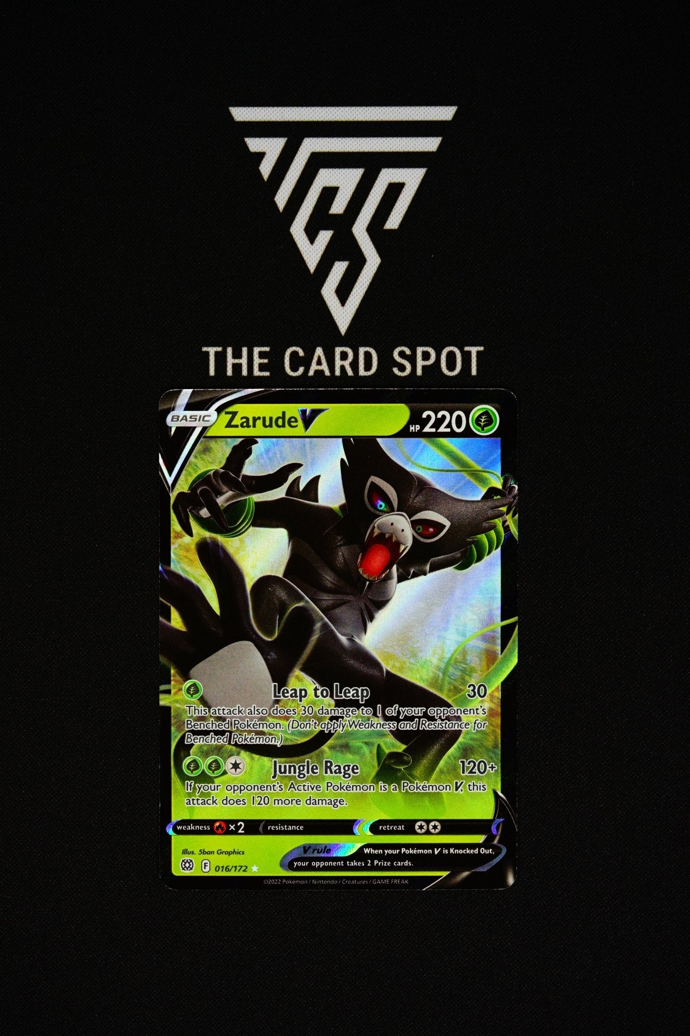 016/172 - Zarude V - Pokemon TCG - THE CARD SPOT PTY LTD.