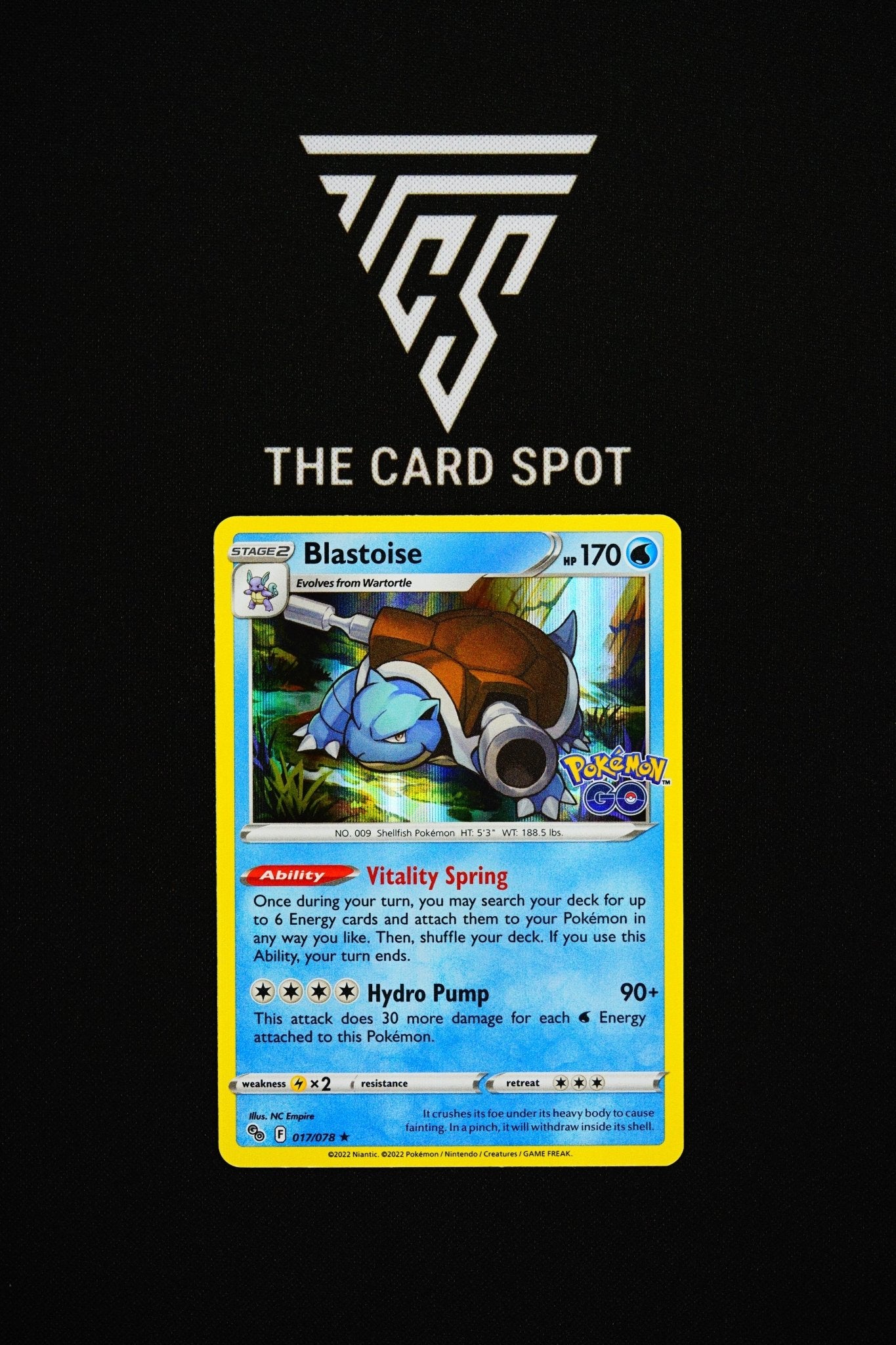 017/078 Blastoise - Pokemon TCG - THE CARD SPOT PTY LTD.