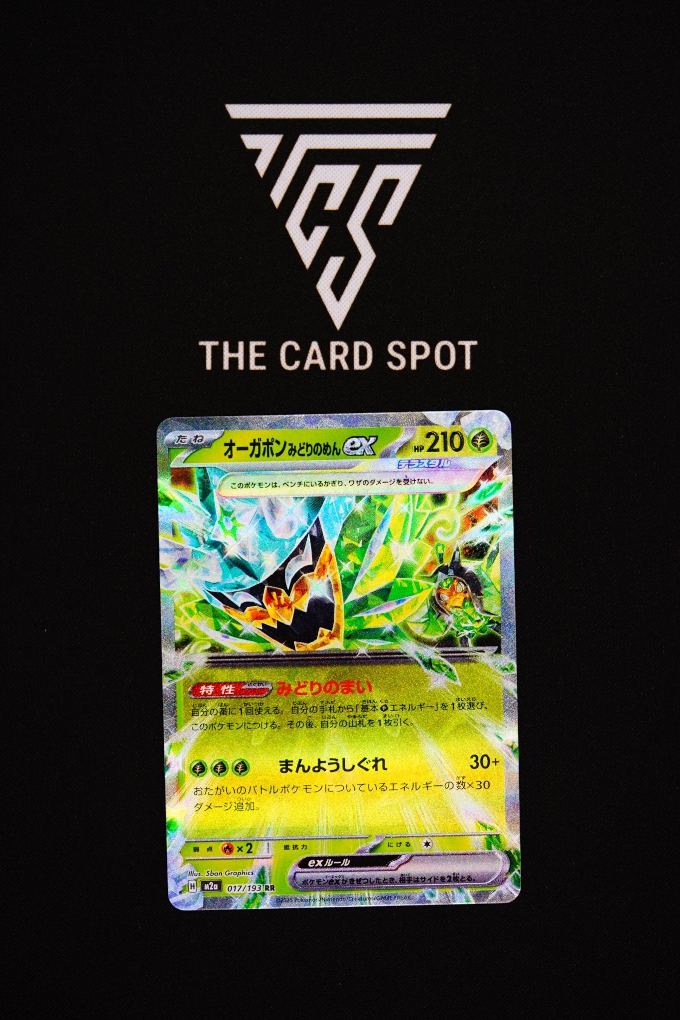 017/193 Teal Mask Ogerpon Ex - Pokemon TCG - THE CARD SPOT PTY LTD.