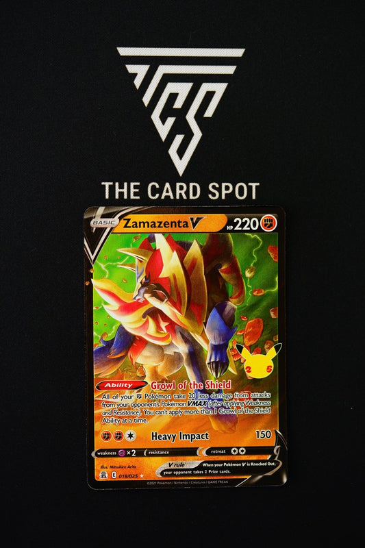 018/025 Zamazenta V - Pokemon TCG - THE CARD SPOT PTY LTD.Pokemon Raw CardsPokémon