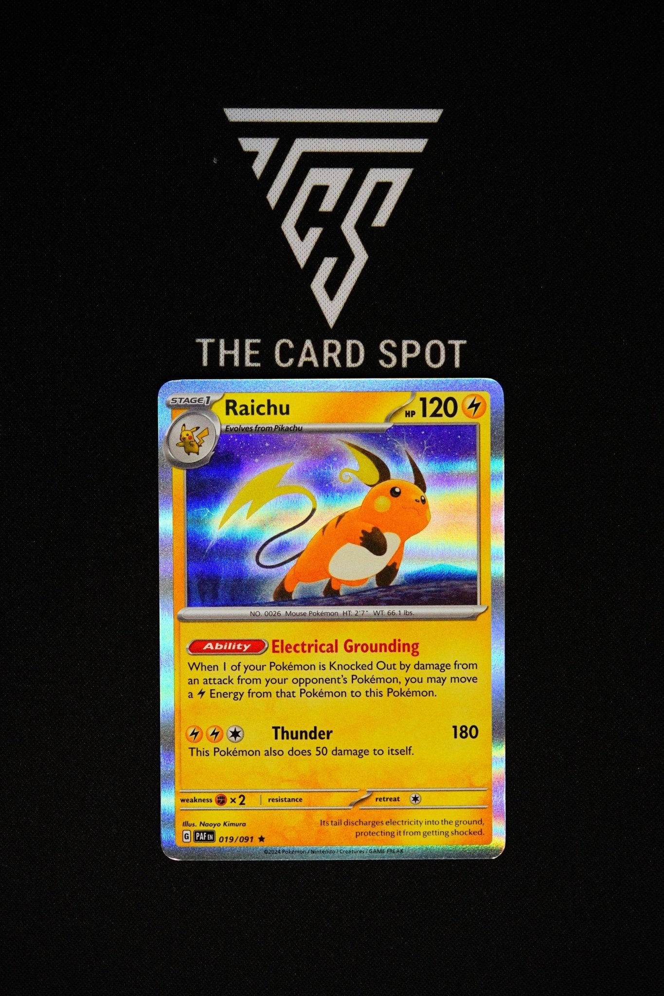 019/091 - Raichu - Pokemon TCG - THE CARD SPOT PTY LTD.