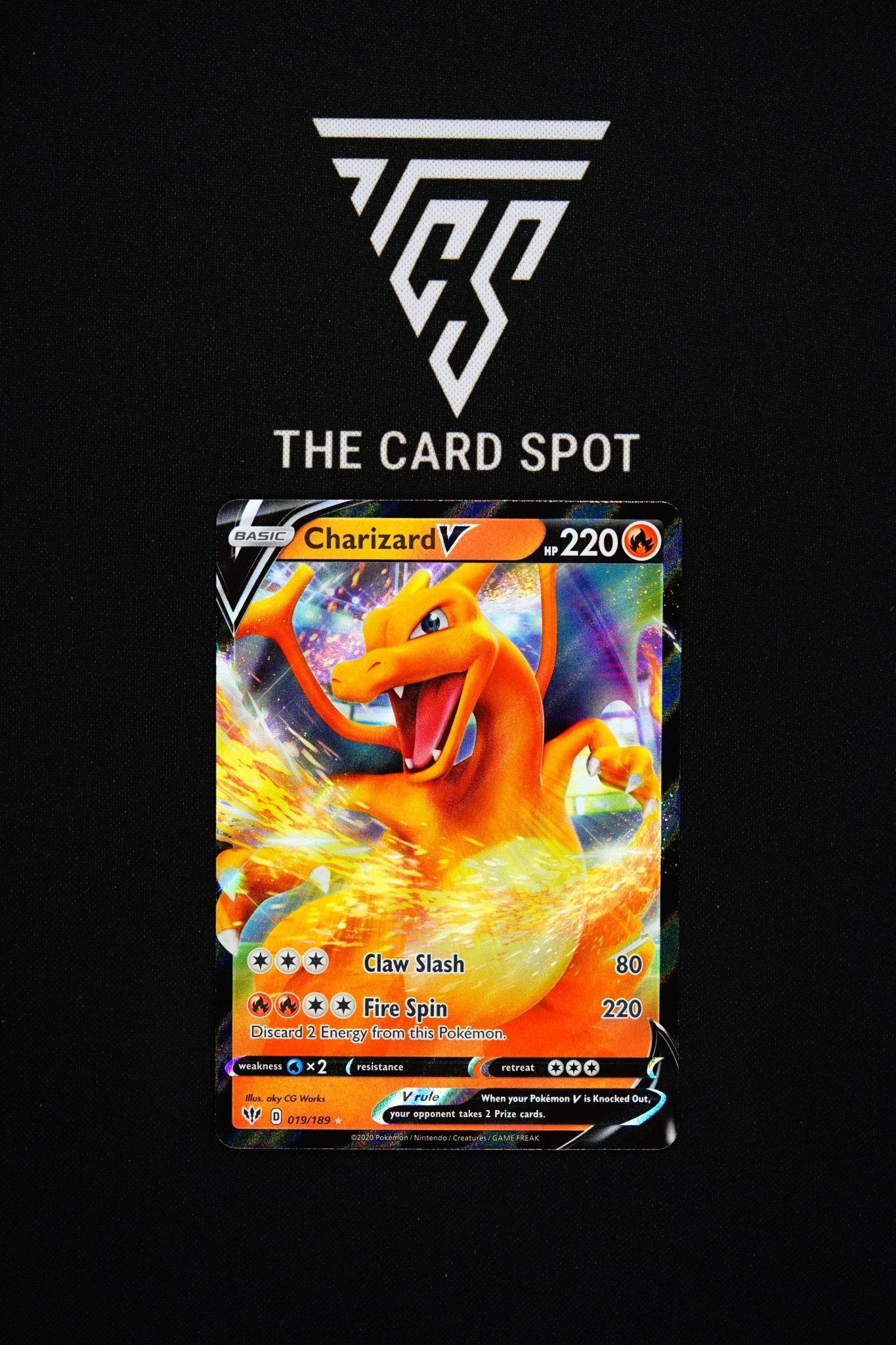 019/189 Charizard V - Pokemon TCG - THE CARD SPOT PTY LTD.