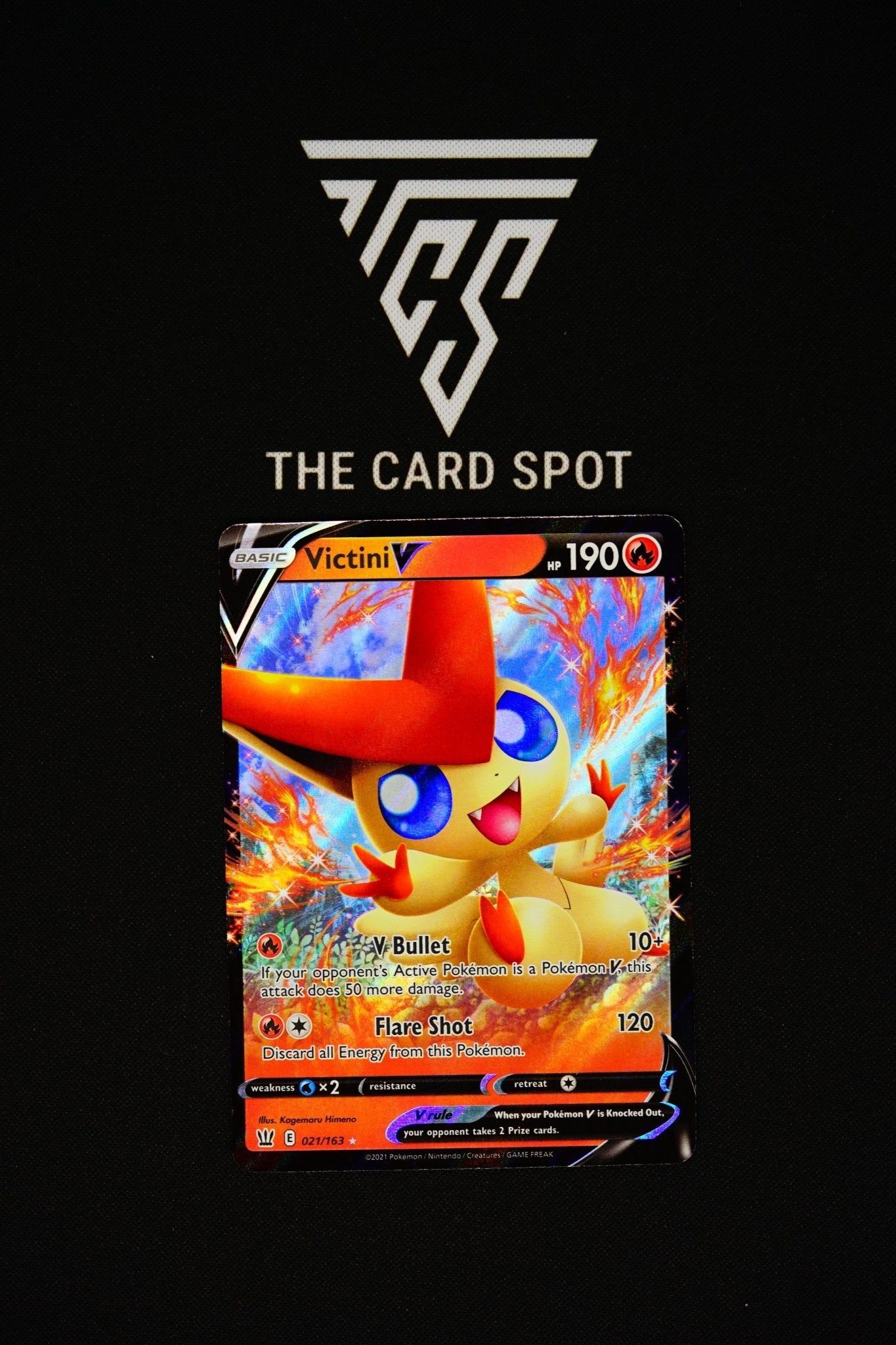 021/163 - Victini V - Pokemon TCG - THE CARD SPOT PTY LTD.